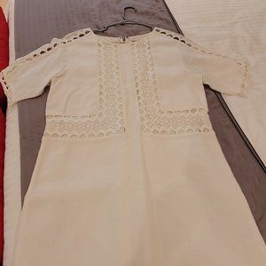 White embroidered dress